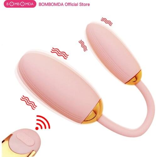 10 Speeds Wireless Remote Control Vibrating Egg Waterproof Jump Egg Vibrator Masturbation Sex Toys for Women Dual Vibrator