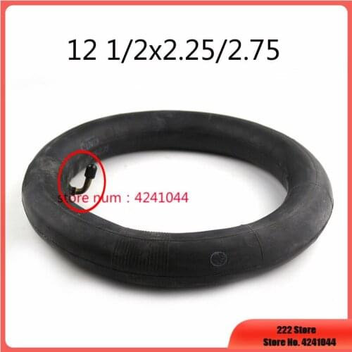 12 1/2x2.25/2.75 Bent Angle Valve Stem Inner Tube 12'' Bike Scooter eBike Bicycle Butyl Inner Tube 12 1/2 2 1/4