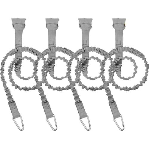 4 Pieces Kayak Paddle Leash Kayak Rod Leash Kayak Paddle Lanyard Stretchable Coiled Lanyard Leash Kayak Accessories