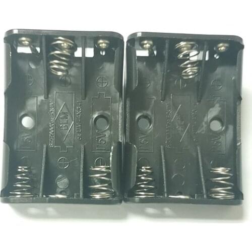 5Pcs/lot Hot Sell Plastic 3 X 1.5V AAA Battery Case Holder Box Cover With PC Pins, 3 aaa Battery Holder