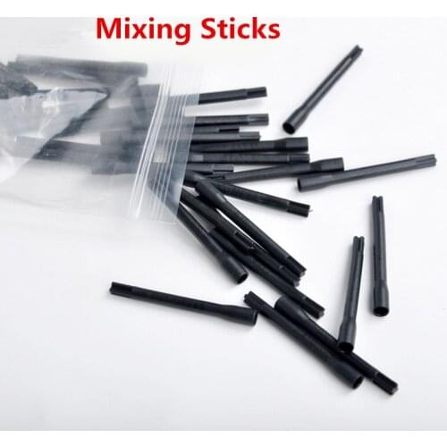50pcs/100pcs Plastic Mixing Sticks Disposable Tattoo Pigment Sticks Machine Art Ink Mixer Supplies