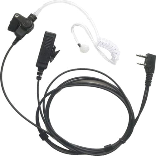 Walkie Talkie Headset Acoustic Tube Earpiece For Kenwood Baofeng UV-5R TK-270G,TK-272, K-272G