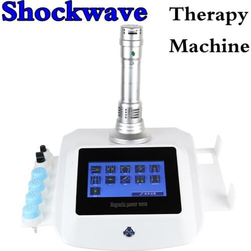 Shockwave Therapy Machine For Shoulder Pain ED Treatment Body Relax Extracorporeal Shock Wave Therapy Equipment With 7 Heads