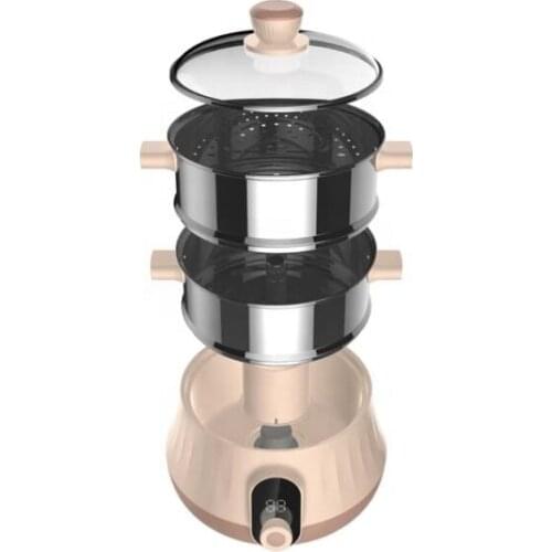 Two Layers Stainless Steel 304 Multi-functional Electric Food Steamer For Household