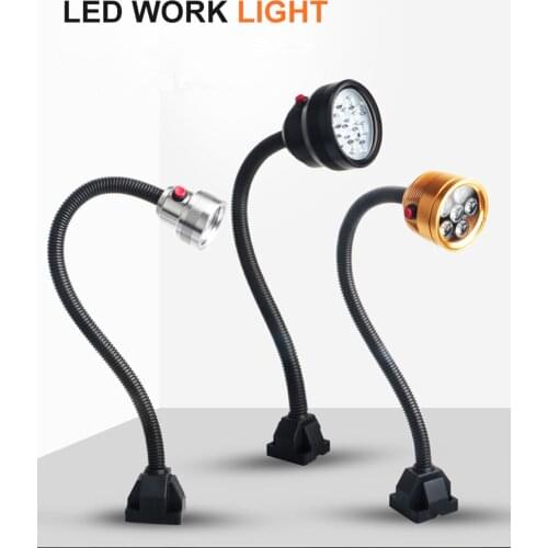 3W6W12W waterproofing drilling machine milling machine spark machine LED working light industrial lamp 24V230V