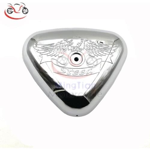 Motorcycle Chrome Plastic Air Filter Cover Cap for HONDA STEED 400 600 VLX VLX400 VLX600 Air Intake Cleaner Protective Shell