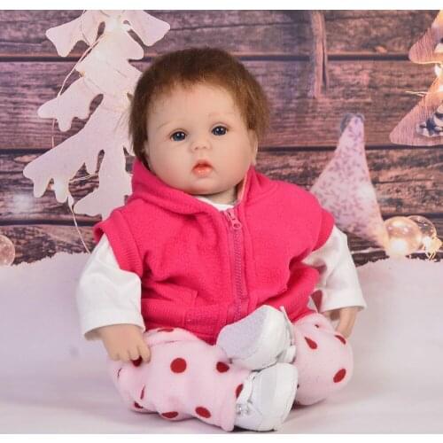 Newborn 42cm Reborn Baby Dolls Silicone handmade lifelike real looking Doll For Girls Princess Kid Fashion Bebe Reborn Dolls