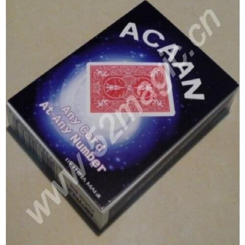 Any Card At Any Number Of Luchen Version,Magic Tricks,Card Magic,Illusions,Card Tricks Novelties Party,Jokes,Magician Deck