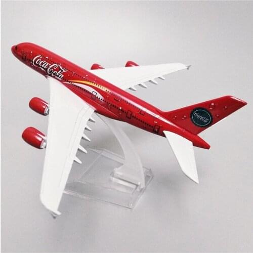 Alloy Metal Red Air Malaysia Airlines A380 Diecast Airplane Model Airbus 380 Airways Air Plane Model Scale Aircraft 16cm toys
