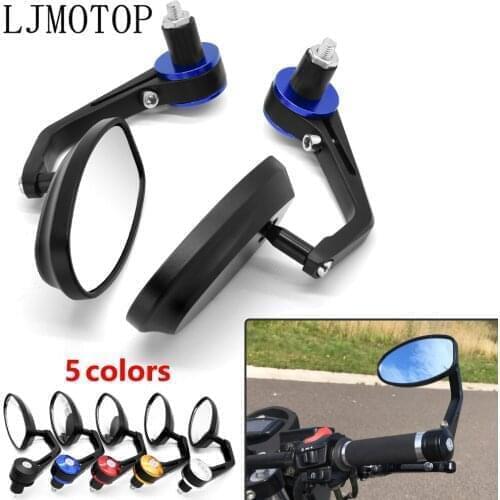 CNC Motorcycle Mirror 7/8" Handle Bar End Aluminum Rearview Mirrors For Honda CBR300 F FA CBR500 R F X RC51 CBR 600 929 954 RR