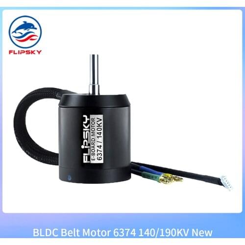 BLDC Belt Motor 6374 140/190KV 3500W Motor Brushless with Hall Sensor for DIY Electric Skateboard Longboard Esk8 Motor Flipsky