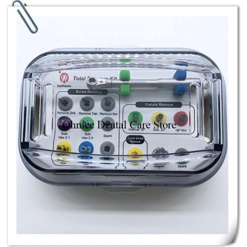 Dental Implant Surgery Tools Implant Intrusment Fixture Screw Remover Kit Total Remove Kit