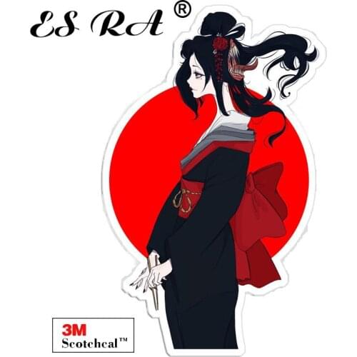 Japan Mythology Vinyl Materproof Stickers Notebook Kuchisake Onna Car Pegatinas Decal for Laptop Skateboard Window Decorate