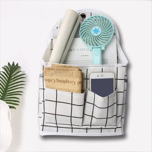 Hanging Organizer Fabric Storage Bag Pocket Storage Bag Hanging Wall Pouch Hang Cosmetics Toys Organizer Sundries Storage Bag