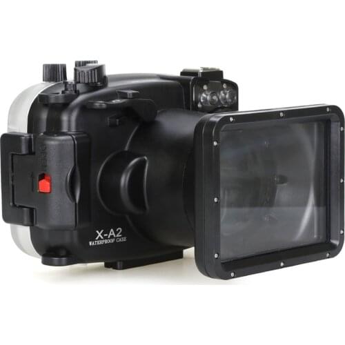 130ft/40m Waterproof Underwater Housing Camera Diving Case For Fujifilm Fuji XA-2 X-A2 XA2 Camera 16-50mm Lens Bag Cover