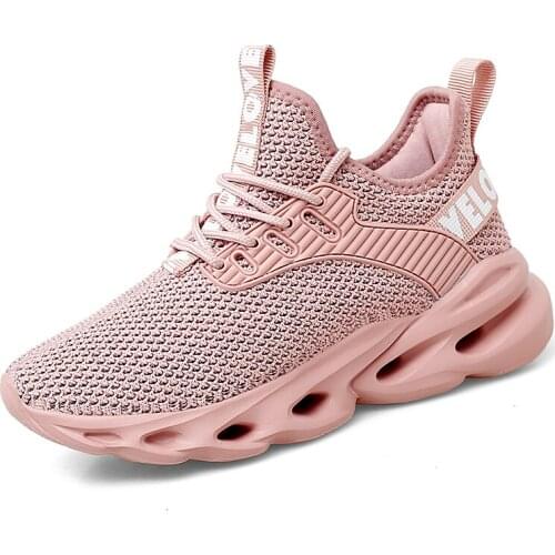 Women Summer Running Sports Shoes Air Mesh Sneakers Man Athletics Shoes Female Gym Fitness Sports Walking Footwear Size 35-46
