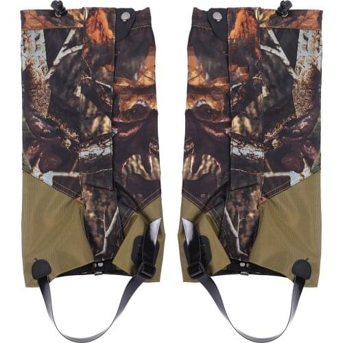 1 Pair Outdoor Snow Rain Protection Waterproof Gaiter Shoes Boots Cover For Hiking Walking High Waterproof And Breathable Fabric