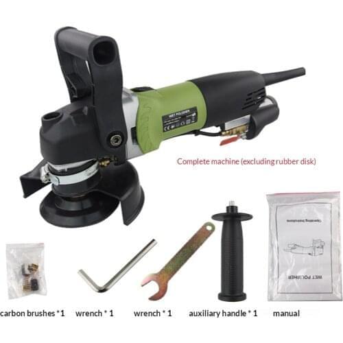 220V Handheld stone polishing machine water injection type light water grinder cement floor marble polishing machine 800W