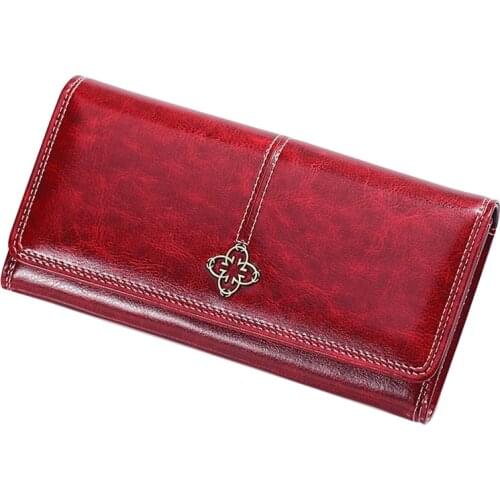 Brand Wallets Women New portfel Fashion Clutch Leather Wallet Female Long Coin Purse Women Zipper Money Bag Phone bag Carteira