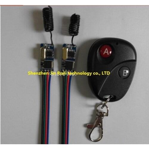 DC3.5V-12V 3V 5V 6V 9V Micro Wireless Remote Control Switch Contactless Control System no noise Learning Momentary 315/433MHZ