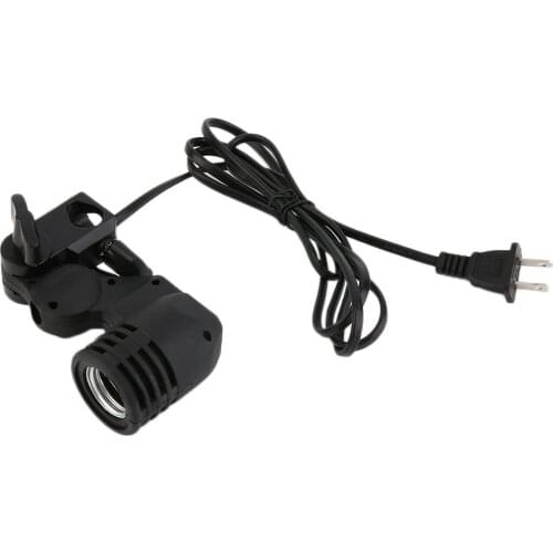 Lamp Holder E27 Socket Flash Photo Lighting Bulb Holder for Photography Studio US / EU Plug Drop Shipping Black Piece ON/OFF