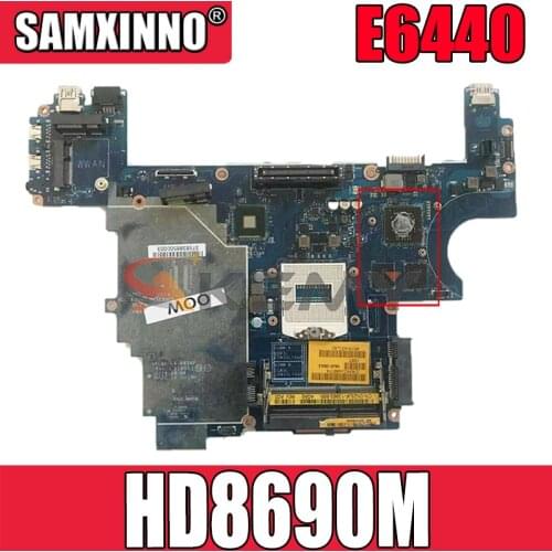 For DELL Latitude E6440 HD8690M Laptop Motherboard CN-07TTNJ 07TTNJ VAL91 LA-9932P SR17C 216-0841009 Notebook Mainboard DDR3
