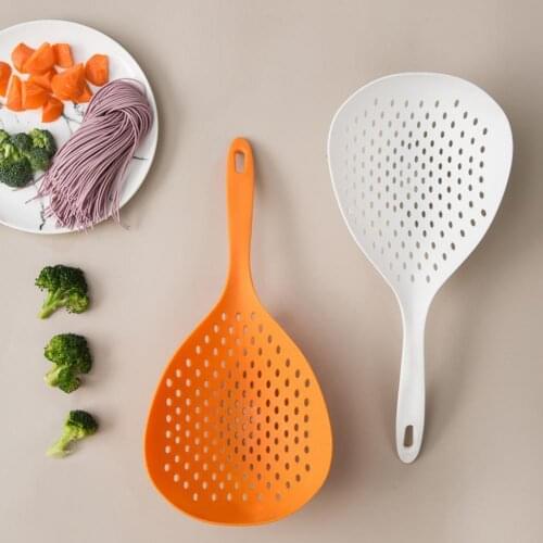 Drain Scoop Hanging Design Dense Holes Nylon Quick Drainage Drain Spoon for Kitchen 2021 new drop shipping