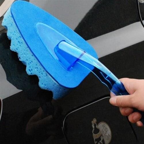 Car Sponge Cleaning Brush Big Size EVA Cleaning Dressing Waxing Polishing Brush Manual Sponge Triangle Washing Brush For The Car