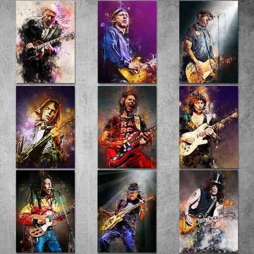 Canvas Painting Derek Trucks Is Guitarist Posters and Prints Wall Art Picture for Living Room Decor No Frame