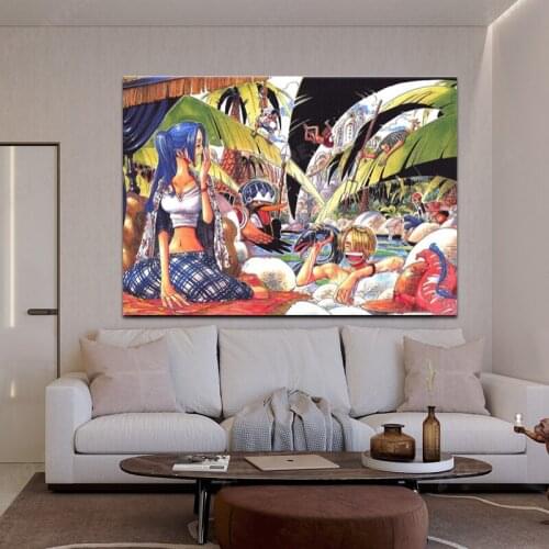 Classic Anime Canvas Decoration Prints Poster Pictures Home Decor Living Room Bedroom Art Painting