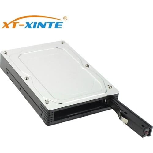 XT-XINTE Storage Enclosure 2.5 to 3.5 Inch Converter Box SATA III 6Gbps External Mobile Rack for 2TB 2.5" HDD SSD Hard Drive