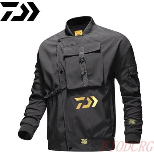 DAIWA New Winter Mens Breathable Fishing Jackets Waterproof Fishing Wader Jacket Clothes Outdoor Hunting Fishing Clothing