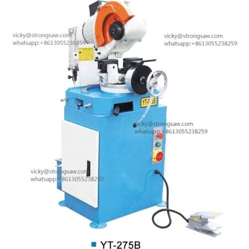 LIVTER YT-275B Semi automatic pipe cutting machine automatic burr free cutting machine metal profile pipe cutting machine