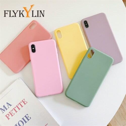 Cute Candy Color TPU Phone Case For Huawei P Smart 2020 Y5p Y6p Y8p Y8s Nove6 SE Mate 30 Lite Silicone Frosted Back Cover Shell