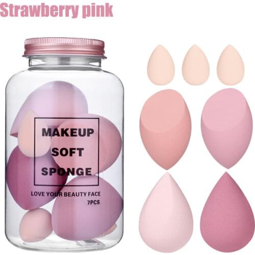 7Pcs/Set Makeup Sponge Set Face Beauty Cosmetic Powder Puff For Foundation Cream Concealer Make Up Blender Tools