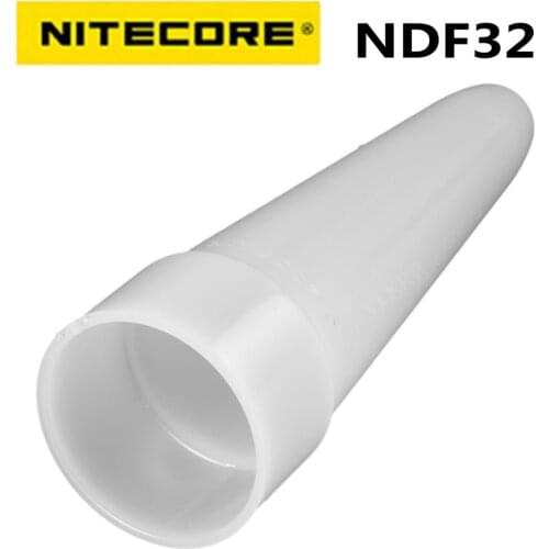 NITECORE NDF32 Translucent White Diffuser Cone Traffic Wand Tip for Lanterna Lamp Flashlight Accessories