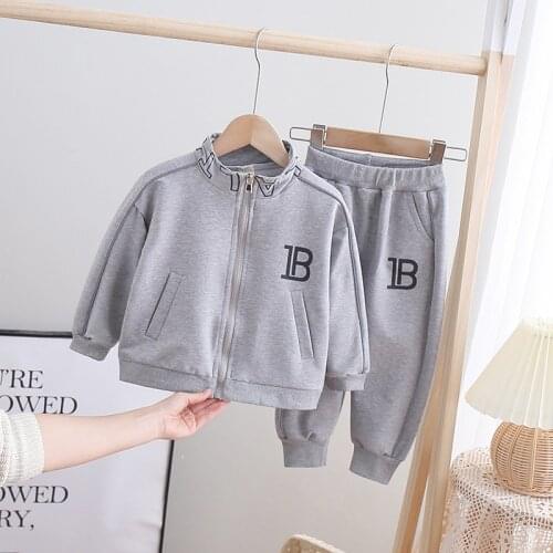 Fall Long Sleeve Zipper Sportswear Kids Boy Girls Sports Reflective Suit 2pcs/Set Night Run Sets for Children Street Clothes