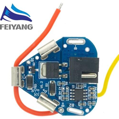 3S 12.6V 6A BMS Li-ion Lithium Battery Protection Board 18650 Power Bank Balancer Battery Equalizer Board for Electric Drill