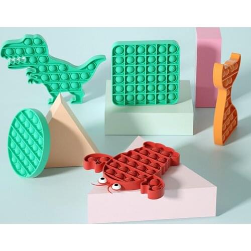 Push Bubble Stress Fidget Sensory Toy Squishy Antistress Pattern Reliever Sensory Toys Adult Funny Anti Stress For Kids Pack