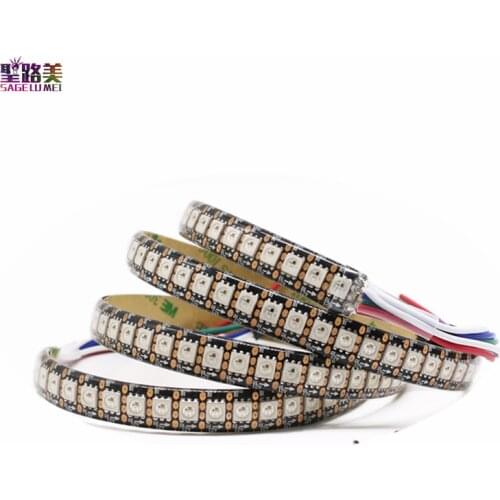 Ws2815 (WS2812 WS2813)DC12V LED Pixels Strip Light Individually Addressable LED Dual-Signal RGB Tape Ribbon 30/60/144 Pixels/m