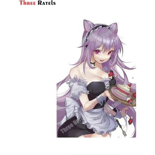 Three Ratels A852 Keqing And Gasai Yuno Genshin Impact Anti Scratch Film For Car Boay Personalized Anime Role Stickers Decals