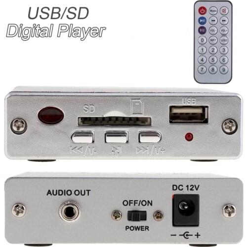 Sale Power Amplifier MP3 SD USB Audio Player Reader 3-Electronic Keypad Control with Remote