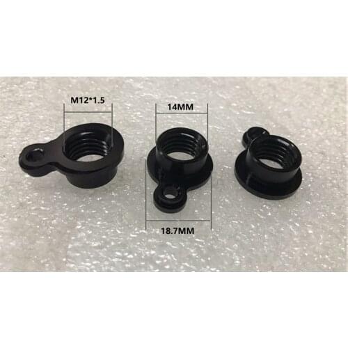 Bicycle Thru Axle Nut M12x1.5mm Axle Cap 1.5mm Thread Pitch Axle Nuts M12 Axle Screw Nuts Bicycle Accessories