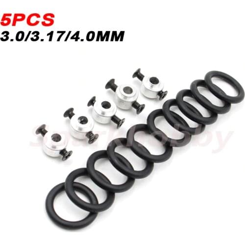 5PCS 3.0/3.17/4.0MM propeller protection sleeve with Rubber o-ring for brushless motor protector aircraft propeller installation