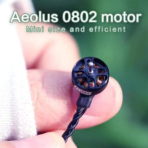 1/4pcs HGLRC AEOLUS 0802 25000KV 22000KV 1S 17000KV 2S Brushless Motor for RC FPV Racing Freestyle Tinywhoop Drones Petrel 75