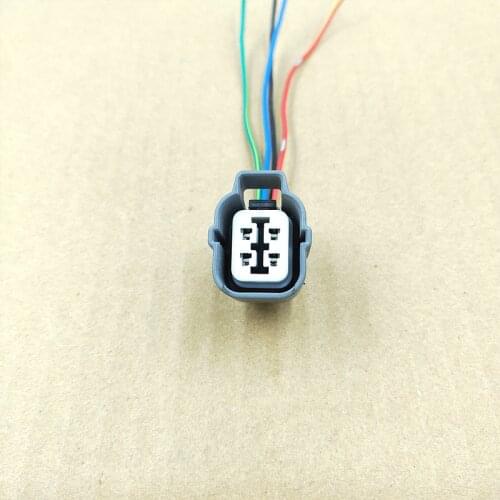 1/5/10/20/50/100pcs/lot 4 Pin/Way Female Oxygen O2 Sensor Plug Connector Wire Harness Cable Pigtail For Honda Accord 6189-0132