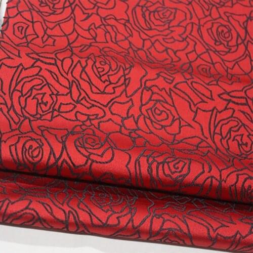 75x100cm Imported yard dyed jacquard tapestry satin 3D jacquard brocade fabric for dress cushion cover curtain patchwork