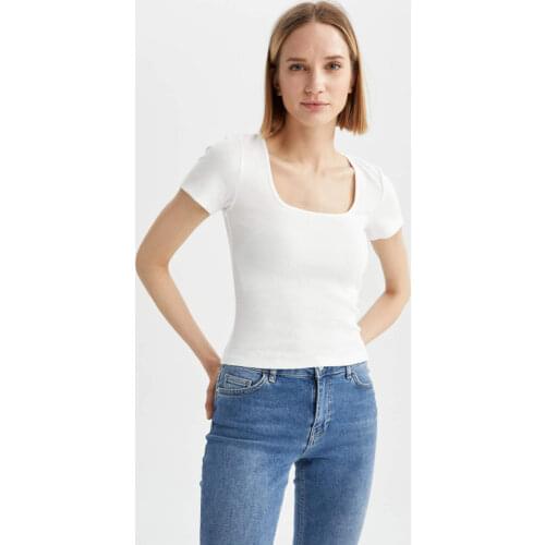 Женские трикотажные футболки DeFacto China At AliExpress