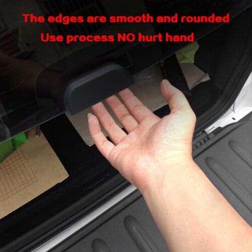 For Mercedes 2008-2014 Smart 451 Fortwo Car Trunk Handle Rear Glass Handle Decoration Cover Car External Modified Accessories