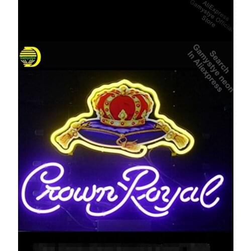 Crown roy Home Decor Neon Sign neon bulb Sign Glass Neon Decoration outdoor lighting store neon signs for home Tube Glass Neon
